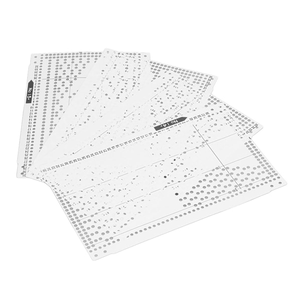 15 st Stickmaskin Hålkort Rik Stil Mjukt Slitstarkt Plast Stickblomma Kort för KH868 KH860 KH881 KH891 KH892