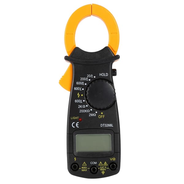 【NX】DT-3266L Digital Amper Tangameter Multimeter Strømtang Voltmeter Amperemeter 600A AC/D