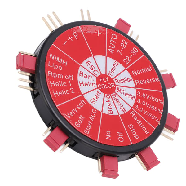 【NX】RC-programmeringskort Elektronisk hastighetskontroll ESC-programmeringskort Kompatibel med RC fly ESC