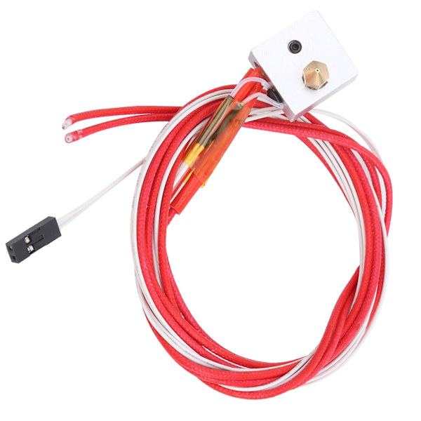 Extrudermonteret MK8 Hot End Kit Varmestangsdysekit 3D-printer tilbehør