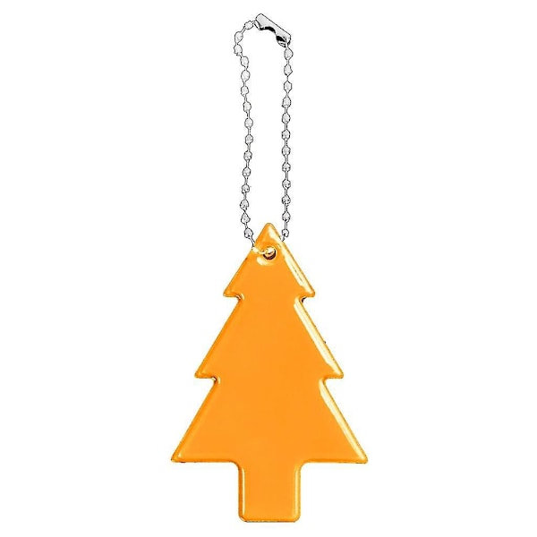 Reflective Safety Keychain Pendant for Kids - Orange