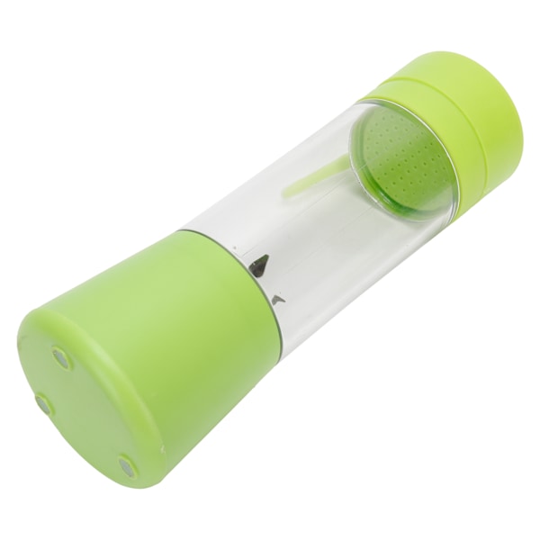 380 ml bärbar elektrisk juicepress automatisk fruktjuicemaskin Blender USB-laddning för Home Green