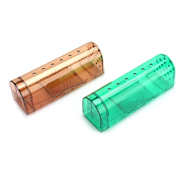 2ST Musfälla i plast Human Återanvändbar råttfångarbur Gnagare Musfälla för hembutik Hotell2PCS