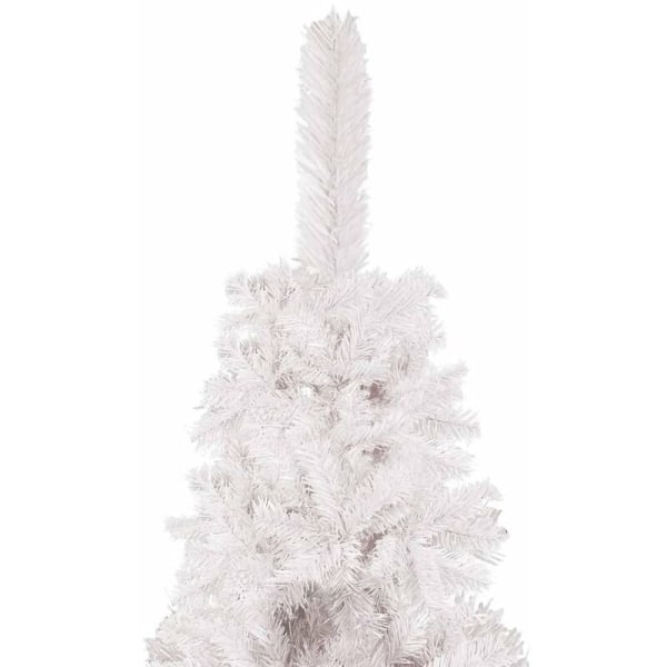 Valkoinen kapea joulukuusi 150 cm