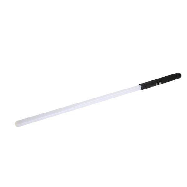 Mini Ljus Svärd med Metallhandtag LED 7 Färger Byte Ljud Ljus Svärd Cosplay Scenleksaker Svart
