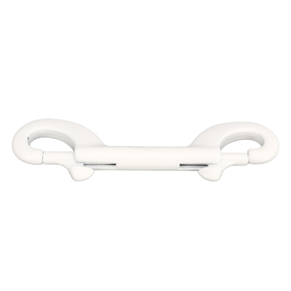 100 MM Dobbel Ende Snap Dykkekrok Hurtig Utgivelse 316 Rustfritt Stål Dobbel Ende Snap Krok for Dykking BCD Hvit