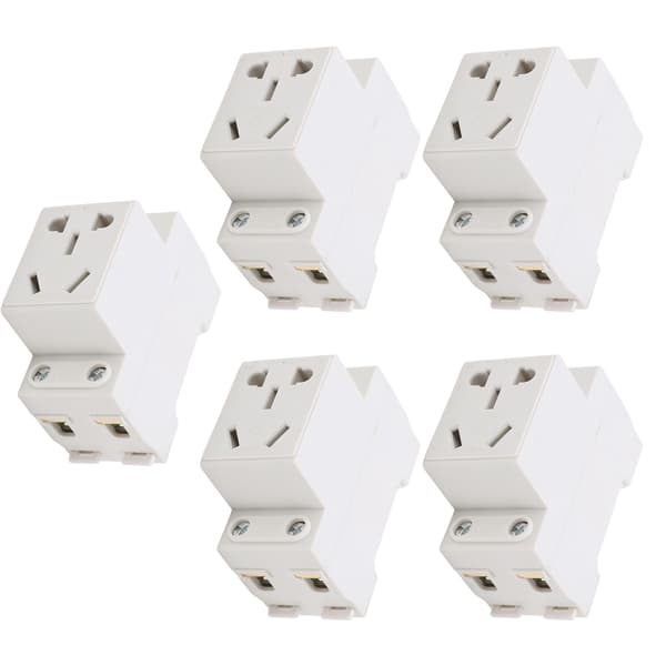 Kraftuttag 5 Hål 250V Tåligt Material Stabila Uttag Säker Robust Industriell Modulär SocketAC30-165