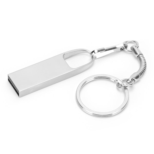 U Disk Mini Metall Bärbar USB 2.0 Flash Drive Minne Stick Datorkomponenter CW10472 Silver64G