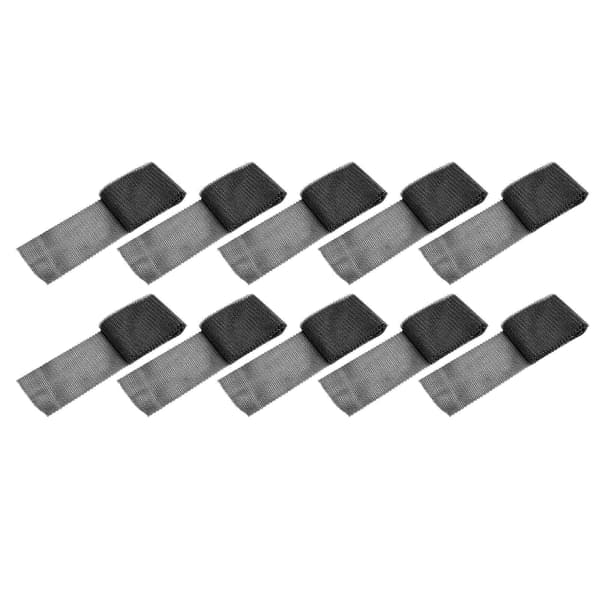 Blondekant DIY Dekorerende Netkant Trim Syning Tøj Patching Tilbehør 10 Yards 60mm Sort‑S5