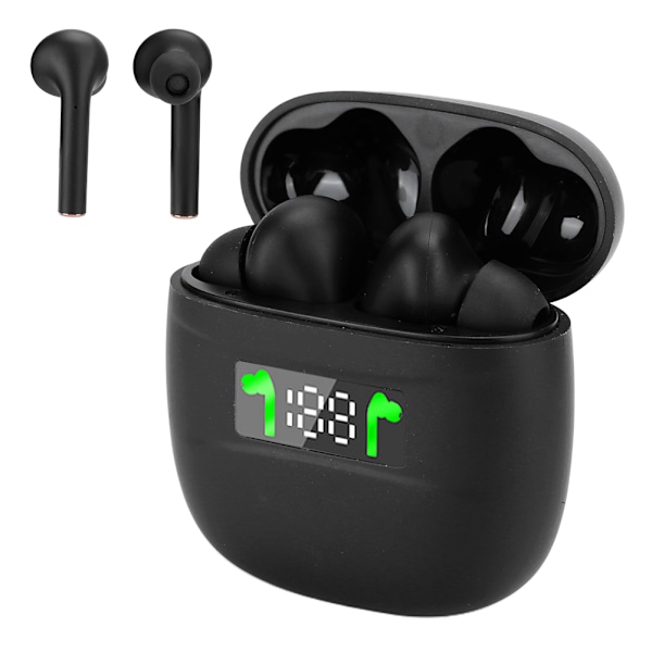 TWS Bluetooth5.0 Headset Sport Mini In-Ear Stereo Binaural Kommunikationshörlurar Svart