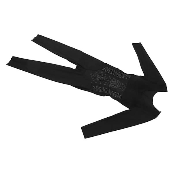 Andningsbar One Piece Shapewear Polyuretan Maglyftande Underkläder Magkontroll Body Shaper BlackL
