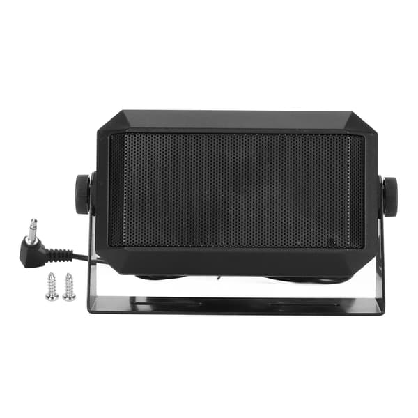 Bilradio Extern Högtalare Professionell Rektangulär 3.5mm Plugg 5W CB Extern Högtalare för Hamradio Mobil Transceiver