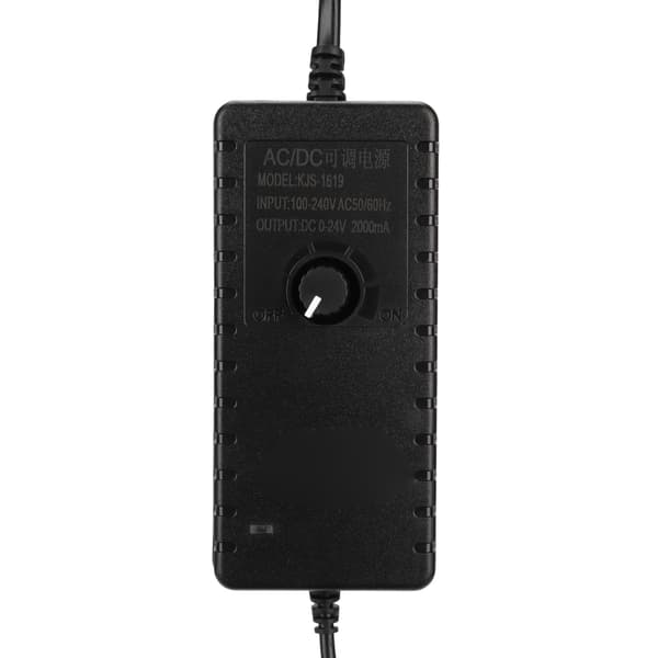 Strømadapter Justerbar spænding Hastighedsregulering Hurtig opladning 48W 2A Computerstrømadapter 100-240VEU-stik
