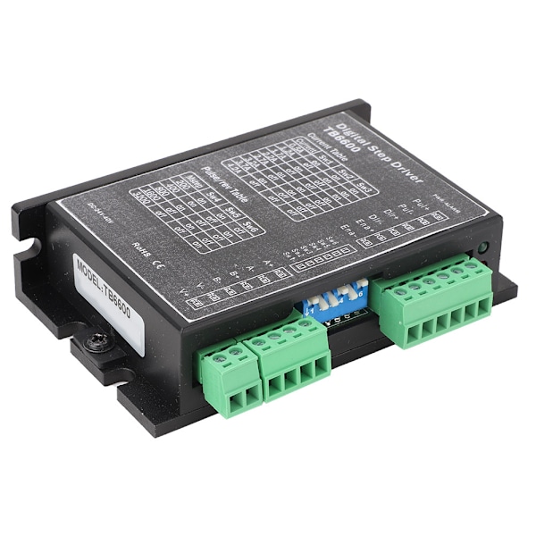 TB6600 DC24-40V 2-vaiheinen/bipolaarinen askelmoottorin ohjain 1,0~4,2A/vaihe NEMA 17/23 moottorin ohjain