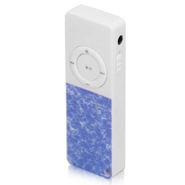 MP3-spiller Slim klassisk multifunksjon HiFi tapsløst lyd Musikkspiller støtter opptil 64 GB blå