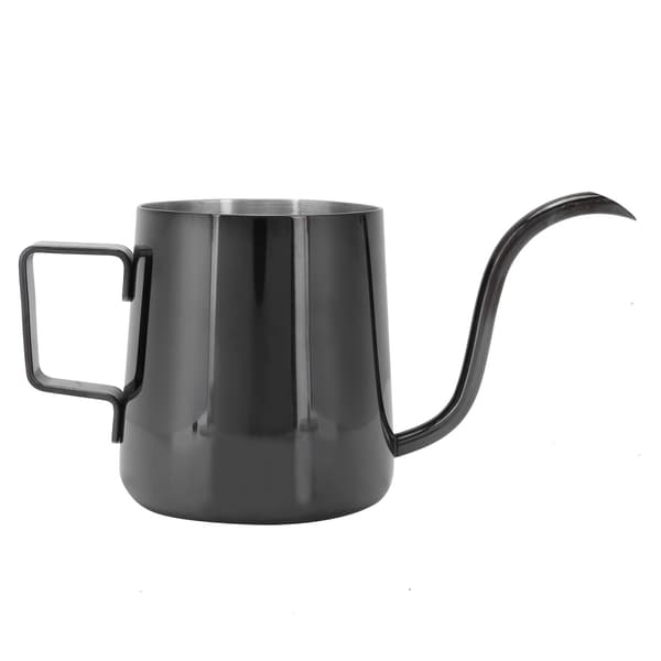 240 ml 304 rustfrit stål slank gryde Mini manuel kaffemaskine Kompatibel med hjemmerestaurant Lys Titanium Sort