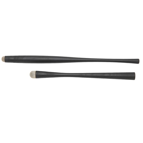 2 stk. Stylus Penne Høj Følsomhed Behagelig Greb Gummihoved Stylus Touch Screen Pen til Tablet Telefon Notesbøger