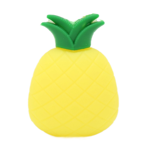 Frukt Data Line Protector Søt Frukt Laddekabelbeskyttere for Mobiltelefon Tablet Datalinjer Ananas