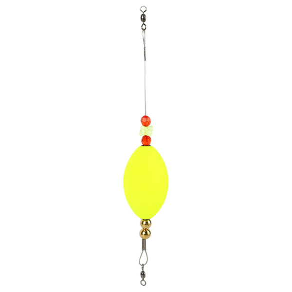 Red Fish Cork Float fiskeredskap Hög känslighet Slitstark Bobber Stick för Deepwater Yellow