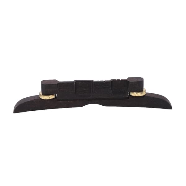 Ebony Wood Mandolin Nedre Bridge Justerbar String Bridge Strengeinstrument Tilbehør