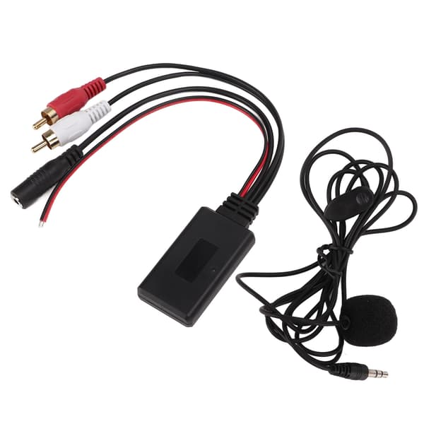 Bil Bluetooth 5.0 Trådløs Modul 1.5m Kabel Håndfri Mikrofon til Clarion 2RCA Lydport