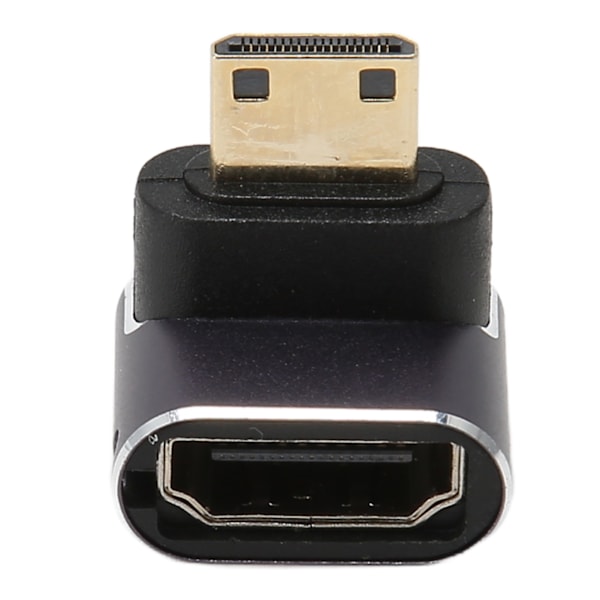 Mini HD Multimedia Interface Adapter Han til Hun 8K 48Gbps Aluminium Legering Skall Adapter med LED Lampe til Kontor