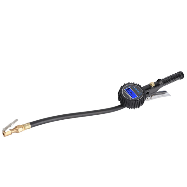 Däcktrycksmätare och luftpump 200PSI LCD Digital Display Hög Noggrannhet för Bil, Motorcykel