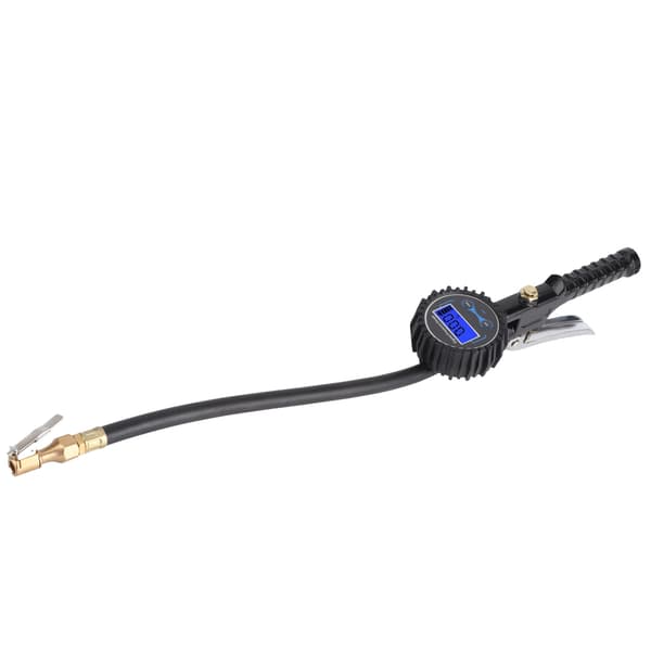 Dæktryksmåler med Inflator 200PSI LCD Digital Display Høj Præcision til Bil Auto Motorcykel