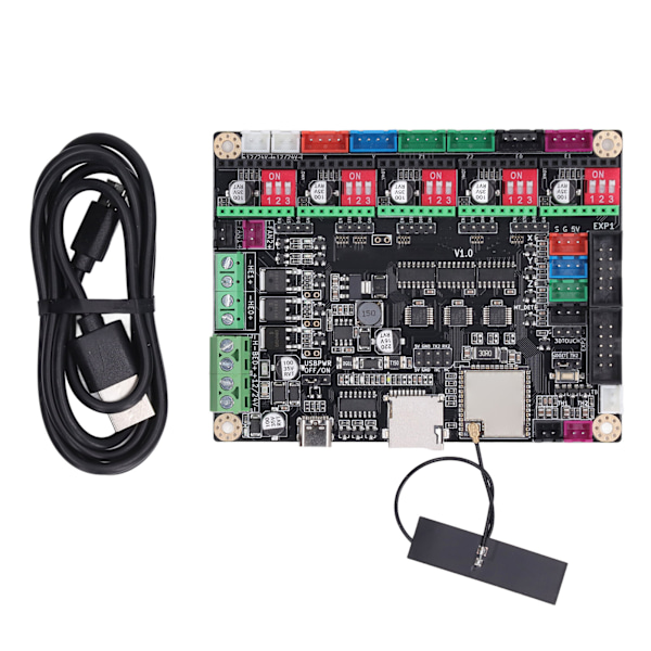 3D-tulostin emolevy ESP32 WIFI 240MHz MCU 520Kb RAM 3D-tulostin ohjauslevy MKS TinyBee MINI12864:lle