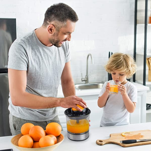 Elektrisk citronpress med högt juiceutbyte - juicepress, apelsin