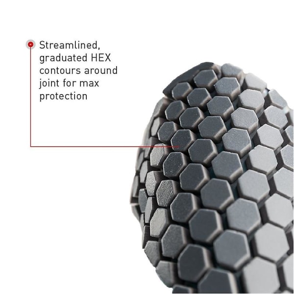 1 stk Unisex benbasketball knebeskyttere for voksne, honeycomb Antikollisjon Anti-skli knebeskyttere White L