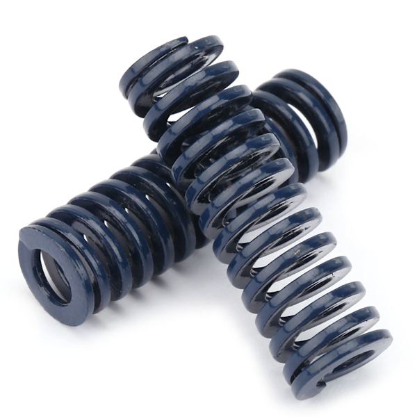 2 stk OD 10 mm ID 5 mm Høj præcision Stål Blå Let Load Form Fjeder (TL10*30mm)