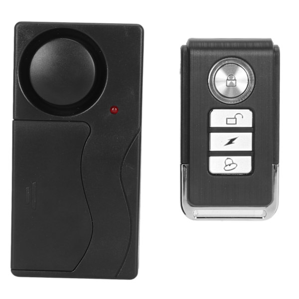 Trådlöst vibrationslarm 108dB superhögt 4 lägen trådlöst cykellarm med fjärrkontroll för dörrfönster motorcykelbil