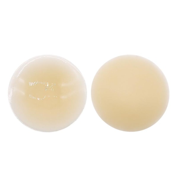 2 par massivt silikone mælkeplaster Ultratyndt åndbart usynlig brystplaster Anti-konveks Dot Areola-plaster skin 7cm