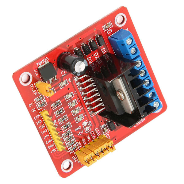 【NX】L298N Dual H Bridge DC Stepper Motor Driver Module Multifunktionel Motor Controller Board