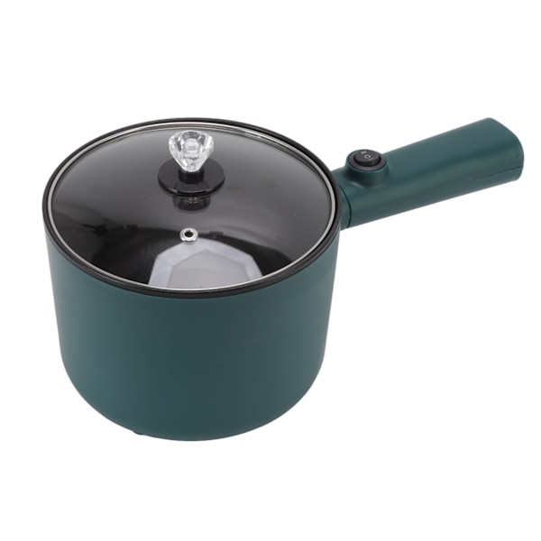 Elektrisk Gryde 1,8 L Non-Stick Madklasse 2 Temperaturindstillinger 6 Funktioner Længt Håndtag Elektrisk Komfur til Hjemmelavet Mad UK Stik 220V