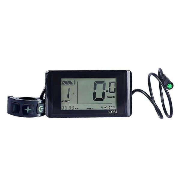 LCD-skærm C961 til Bafang BBS centermotor - fremragende