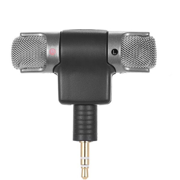 Extern stereomikrofon med 3,5 mm mikrofon till mini USB adapterkabel för GoPro Hero 3 3+ 4 för AEE Sports Action Camera