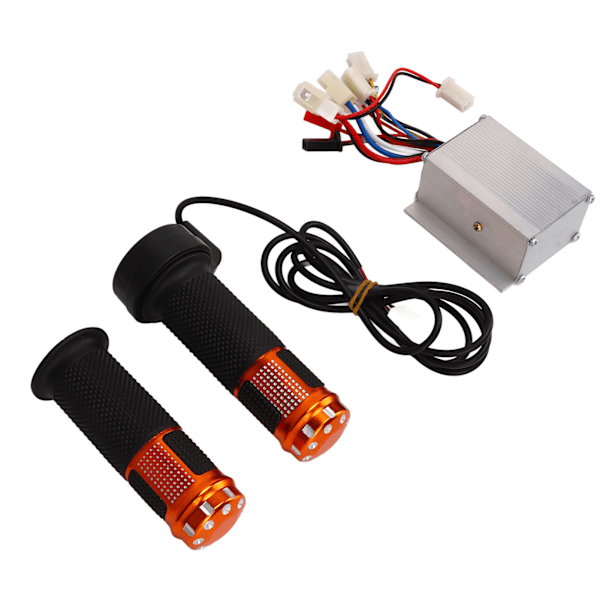 12V 250W Børstet Controller Citrin Throttle Twist Grip Sæt til Elcykler Trehjulede Cykler Motorcykler