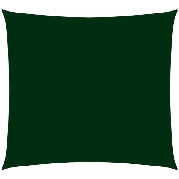 Parasolslør Firkantet Oxford stof 3x3 m Mørkegrøn