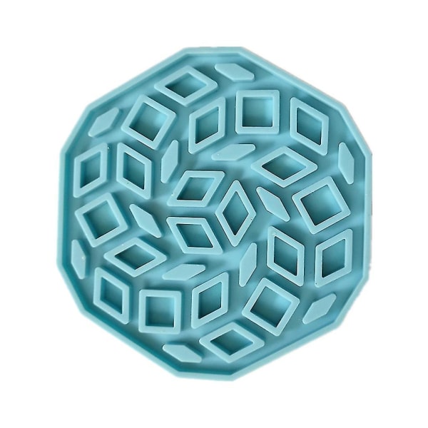 1 stykke Mandala tebrett med harpiksform til å lage Coaster harpiksform, 3-delt sett
