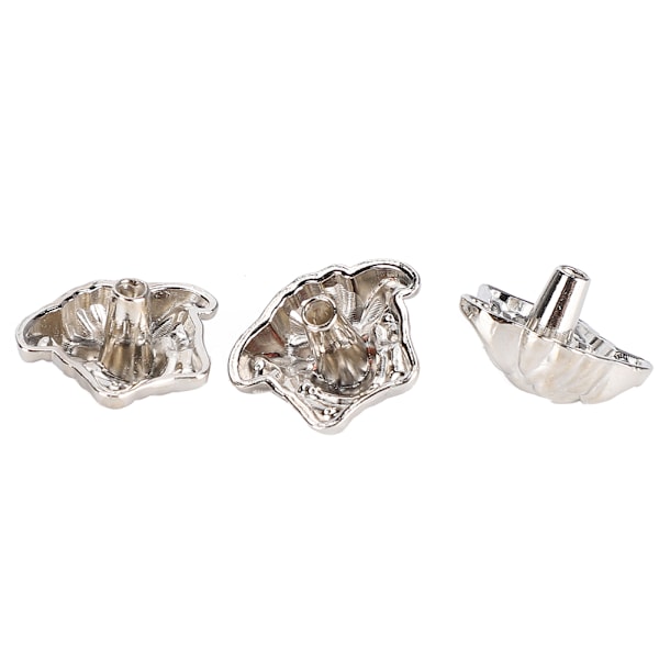 50 sæt Nit Stud Alloy Dekor Nit til Armbånd Tasker Tøj DIY Læder Håndværk Sølv