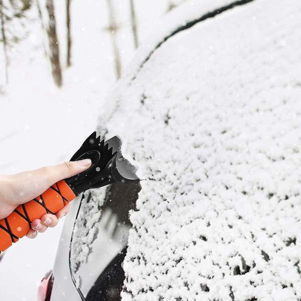 Fjerning av bil snøbørste med isskrape for frontrute med grep Avtakbar snøskrape