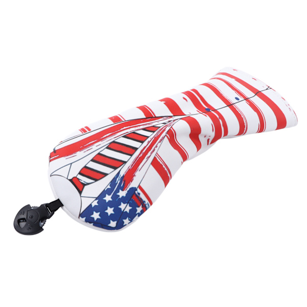 Golfklubbs Huvudskydd Golf Putter Driver Huvudskyddsskydd Amerikansk Flagga för Golf Driver