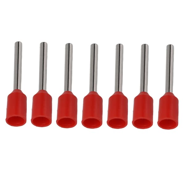 【NX】1000 STK isolerede kabeltyller terminaler stift kobber krympeforbindelse til AWG 22 elektrisk ledning E0510
