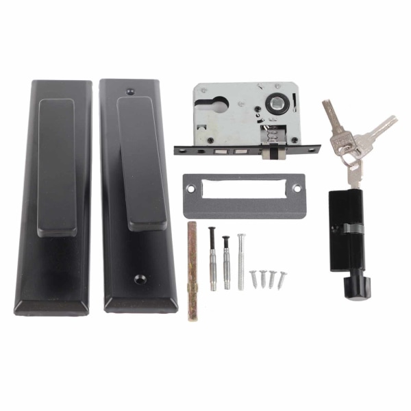 Universal Dörrhandtag Lås Set Aluminium Legering Mute sovrum Dörrlås för hemmet hushåll