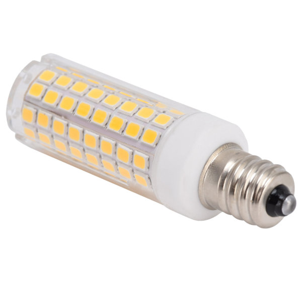 E12 102LED-lamppu 1000LM Maissilamppu Himmennettävä valonlähde pöytälamppuihin Kattokruunut 220V 12W Lämmin valkoinen