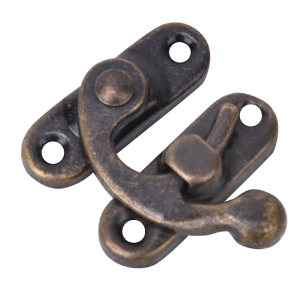 30 kpl Haspkrok Retro-tyyliä Iron Hasp Smykkeille Lahjapakkaukselle 3,2 x 2,8 cm Pronssi Vasen Hasp