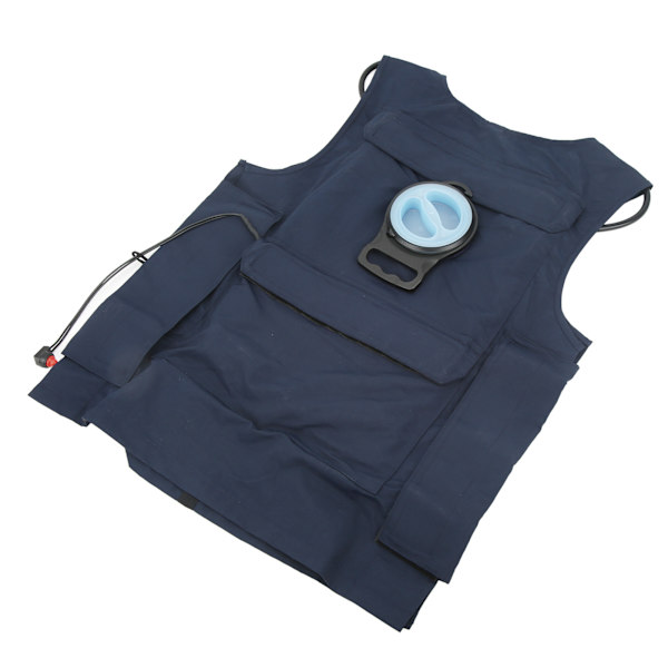 Kylmävesikiertoinen jäähdytyspusero Polyester TPU Säädettävä tiheys Imuva pumppu Jääliivi ulkoilmaretkille M/L