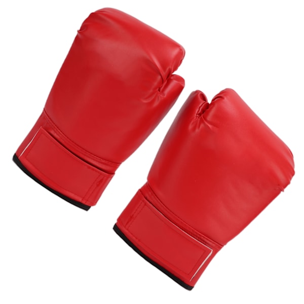 1 par voksne unisex træningsboksninghandsker Free Fight Sanda Muay Thai boksninghandsker 10oz Røde